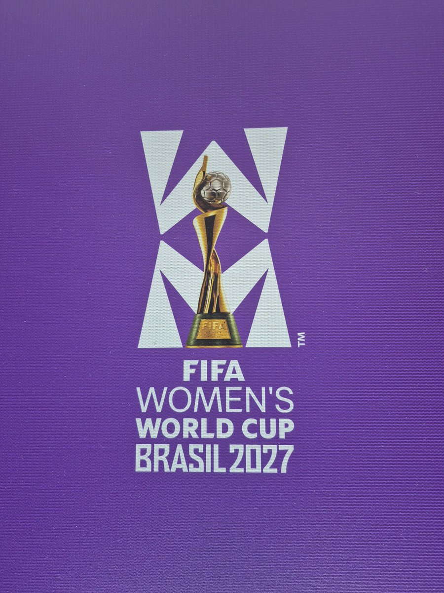 AllanCaldas75's tweet image. A Fifa lançou hoje em um evento no Rio de Janeiro a logomarca da Copa do Mundo Feminina Brasil-2027.