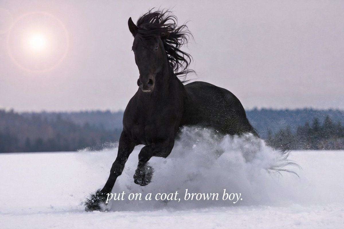 Reassuring Horse tweet media