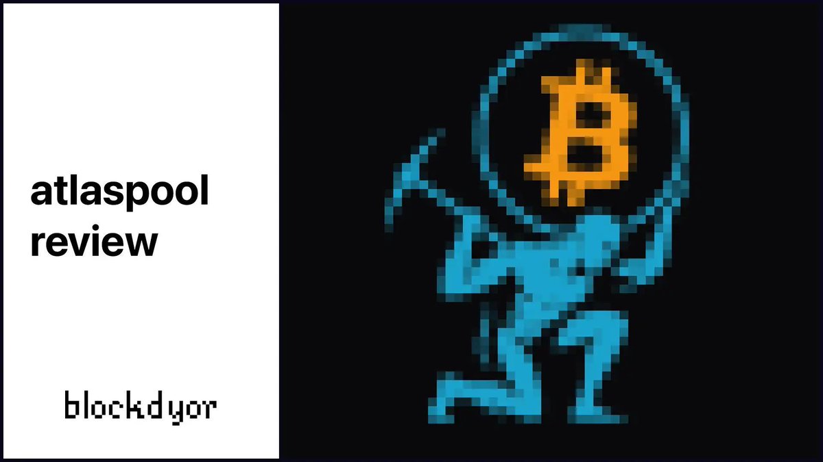 blockdyor's tweet image. Check out @AtlasPool_io, a BTC solo mining pool that's built for top performance, worldwide access, and solid reliability. 
Get the full breakdown in our new review: blockdyor.com/atlaspool-revi…

#bitcoin #BTC #mining #solo #sha256 #pool