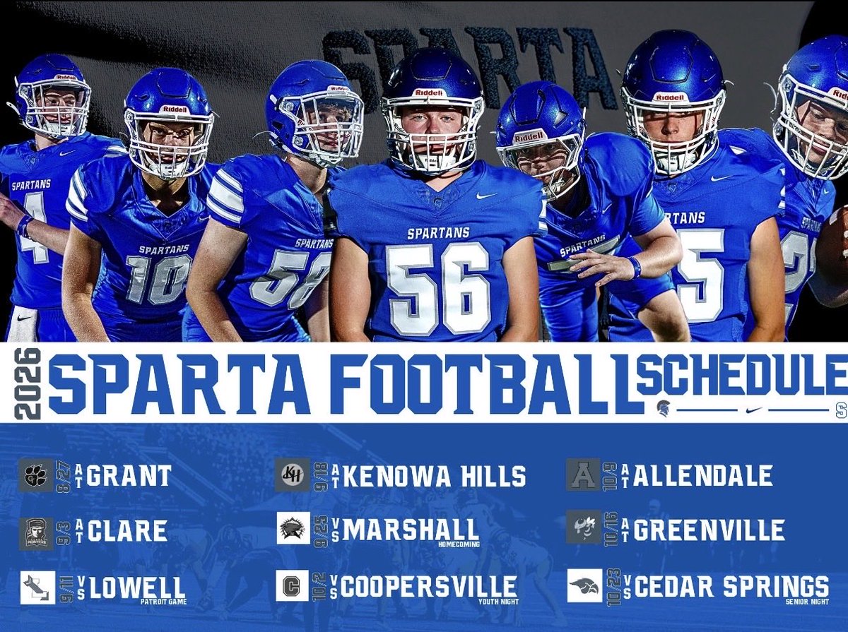 Sparta High School Football tweet media