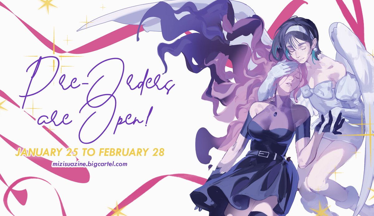 🎀 SWEET DREAM: PRE-ORDERS ARE OPEN 🎙️

In this concert of love, witness and hear #Mizisua's love story spread across the notes of the universe. Won't you make this sweet dream come true for the lovers?

🛒 mizisuazine.bigcartel.com
📆 Pre-Orders: January 25 - February 28