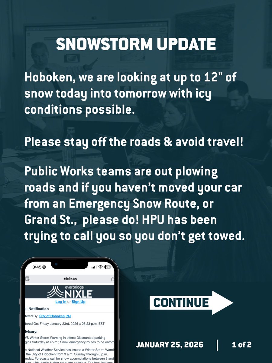 City of Hoboken tweet media