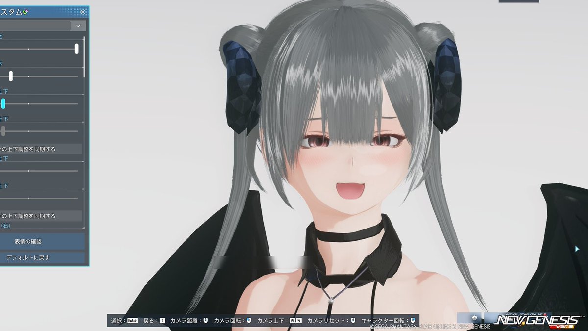 REN_PSO2NGS1's tweet image. エステ無料期間の終わりも近いので折角ならと作った生意気な顔
#PSO2NGS
#PSO2NGS_S︎S