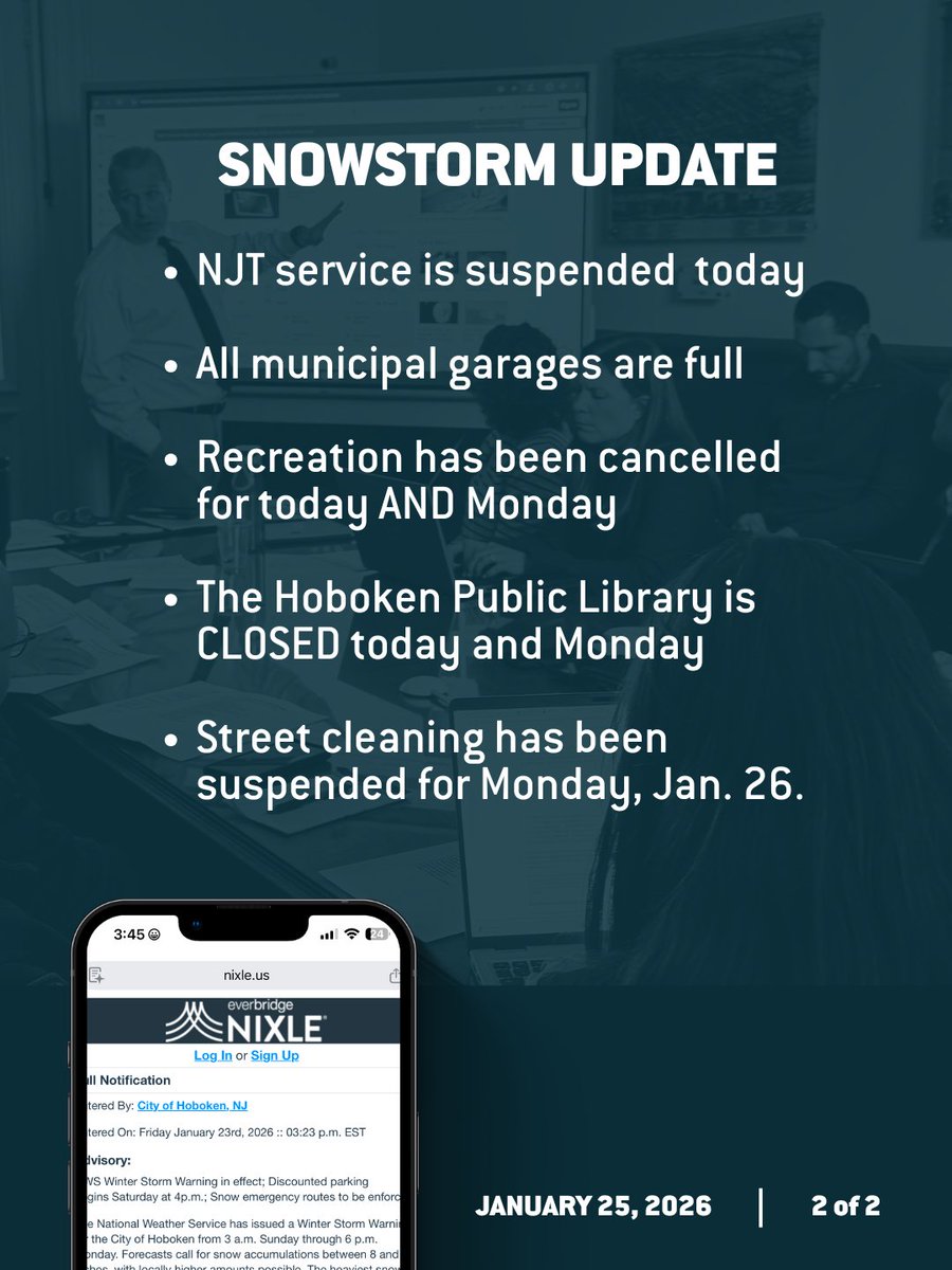City of Hoboken tweet media