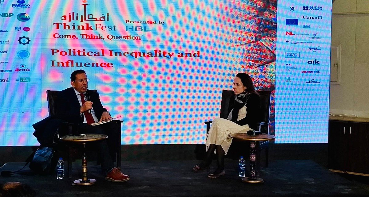 FranceinPak's tweet photo. 🇫🇷 🇵🇰 French economists Thomas Piketty and Julia Cagé presented their remarkable work on inequality at @ThinkFestPK. Very fruitful discussions with the audience.
@PikettyWIL
@CageJulia https://t.co/UiI2AAKcwf