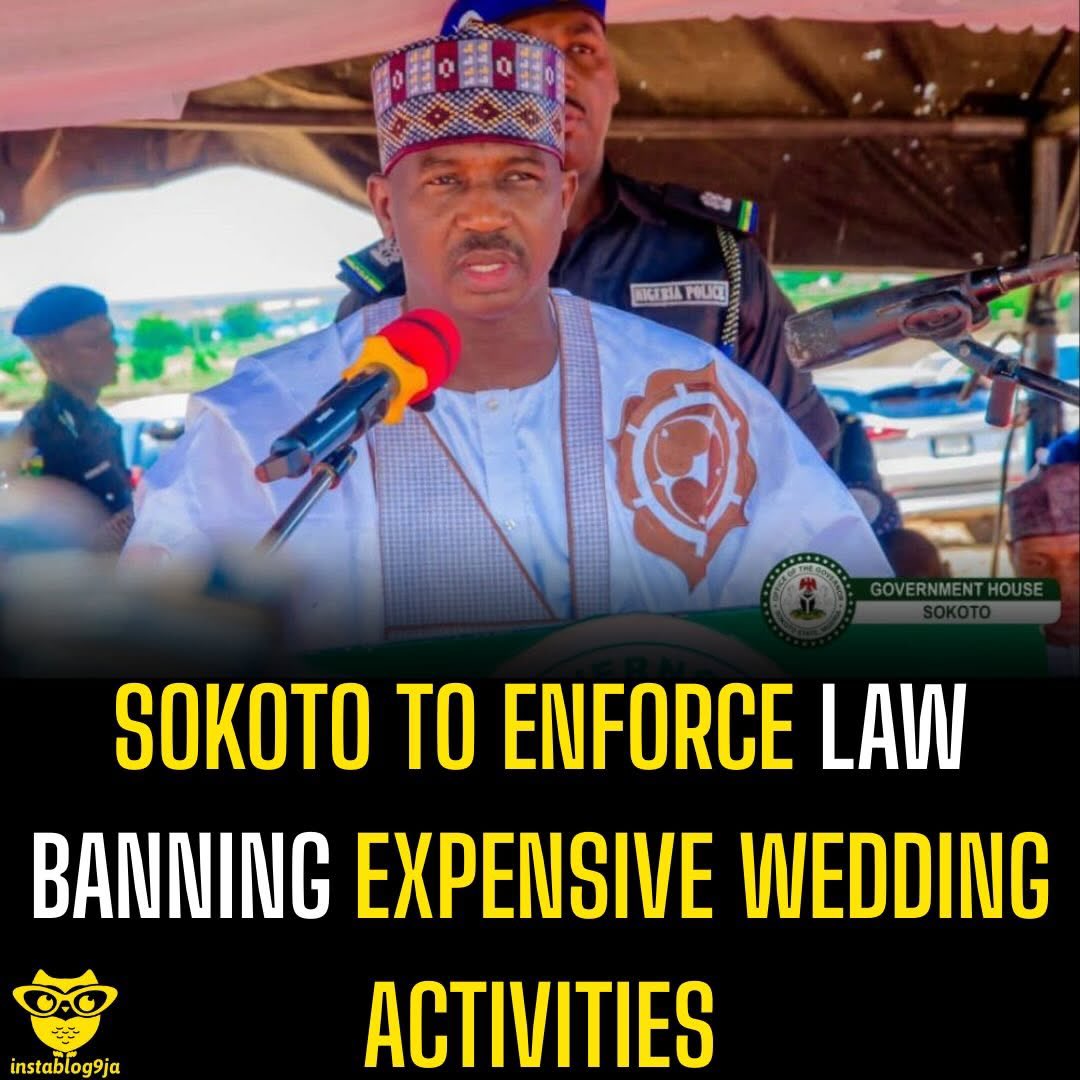 Sokoto to enforce law banning expensive pre-wedding activities

The Sokoto State Government says it will begin strict enforcement of an existing law that bans extravagant pre-wedding activities, blaming high marriage costs for discouraging many young people from getting married.
