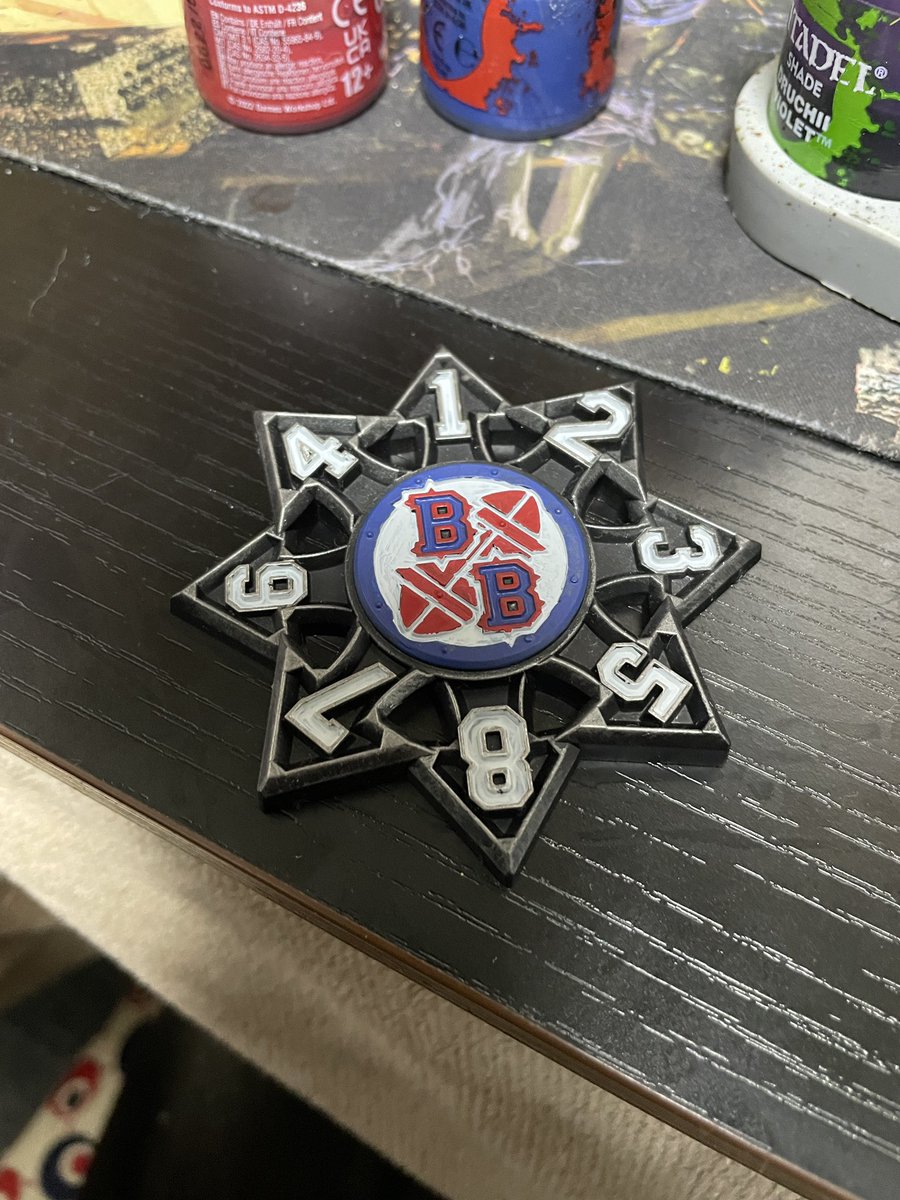 Garide's tweet image. ブラッドボウルのスキャッターを軽く塗った。よく使うしね！