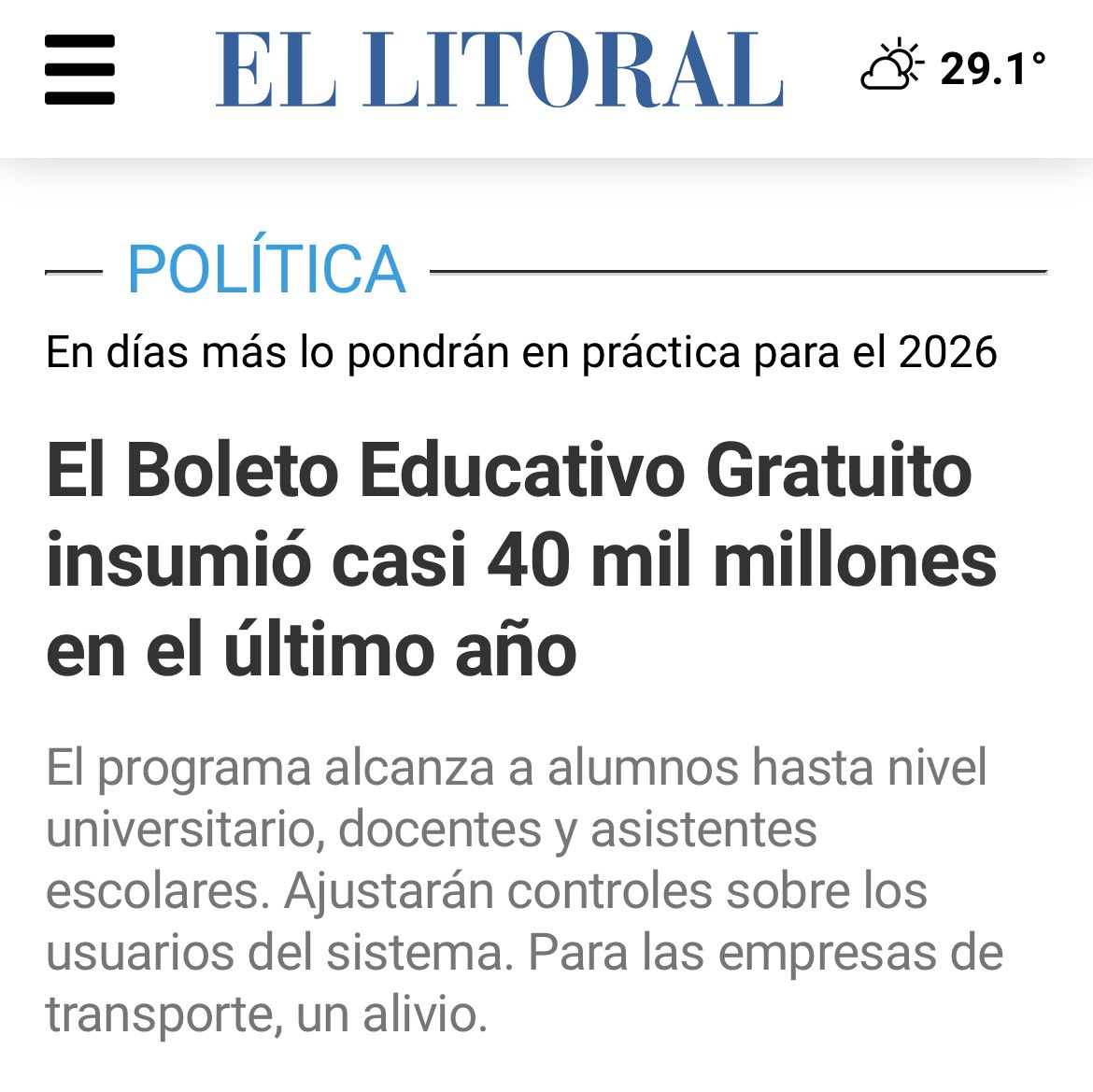 celiaarena's tweet image. 🚌✍️ 40 mil millones de pesos de los contribuyentes santafesinos muy bien invertidos: menos obstáculos para la educación; salario indirecto para docentes, asistentes escolares y familias; recursos públicos que llegan plenamente, de manera transparente y sin intermediarios a sus…