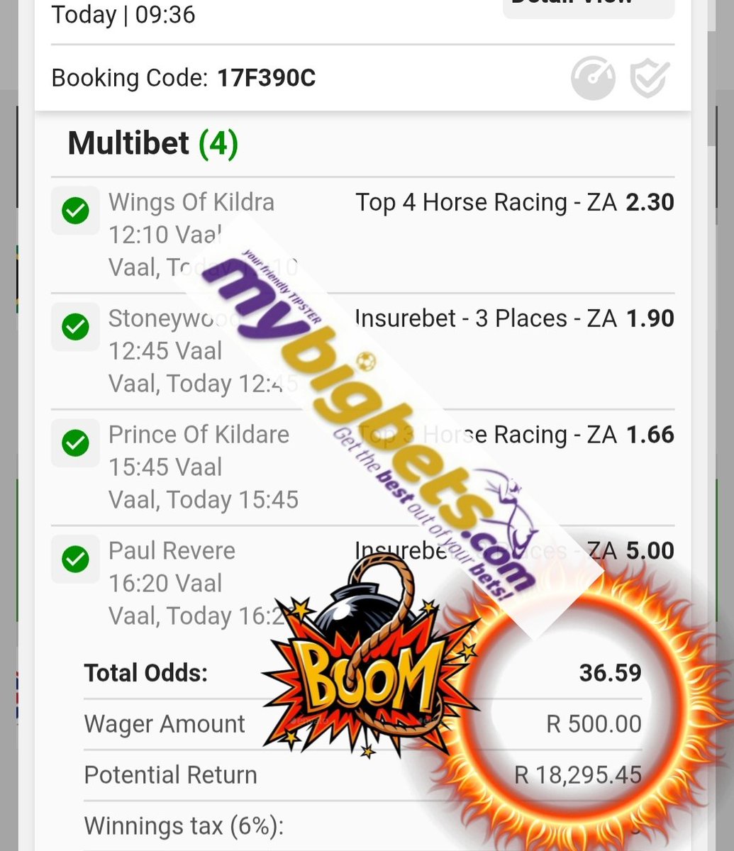 MyBigBets1's tweet photo. 🏇🏻💲🌟💥 MYBIGBETS💥 🌟🏇🏻
📣EXOTIC BET BOOM 🌟🍏🥂🏇🏻
https://t.co/VmE4TjtPGy
🔥🏇🏻 PA BOOM ✅️
🔥🏇🏻 JACKPOT BOOM💯
https://t.co/VmE4TjtPGy
🔝 LINK FOR ABOVE BOOMS 🔝✅️
MYBIGBETS🏇🏻🌟🏇🏻🌟
®️LET THE BOOMS FIND YOU®️
#MYBIGBETS #HORSERACING #GOLD #caperacing #CapeTown
#horseracingtips #soccer #football #HorseRacingTipsters