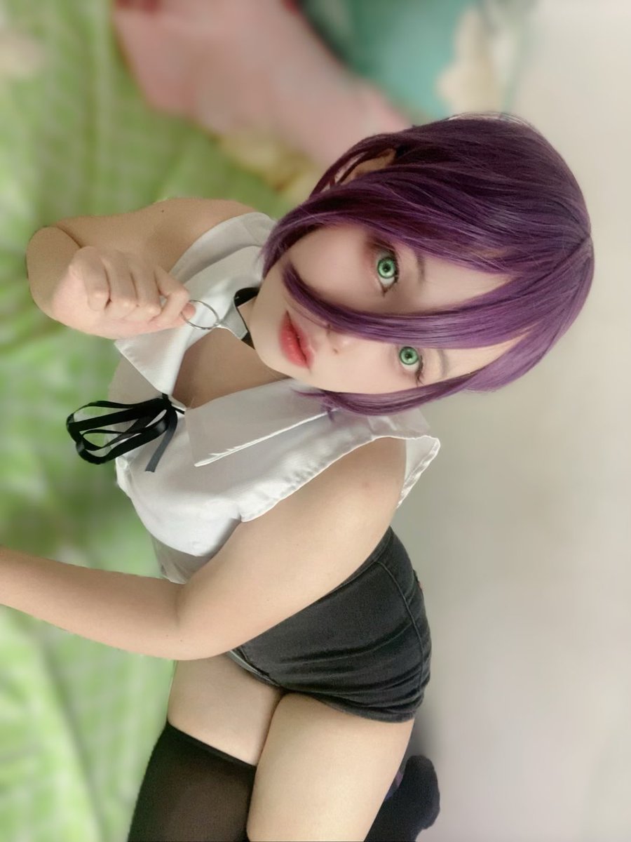 After 8 months of cosplay!! 
Reze cosplay glad i improve 🥹💗 
Remarks: i got a wrong order from my reze bikini lol i cant find any apps to edit my top im sorry 
If you want to see more reze cosplay its ₱500 
( other pictures are exclusive to my sponsor) 
Thank you TT__TT