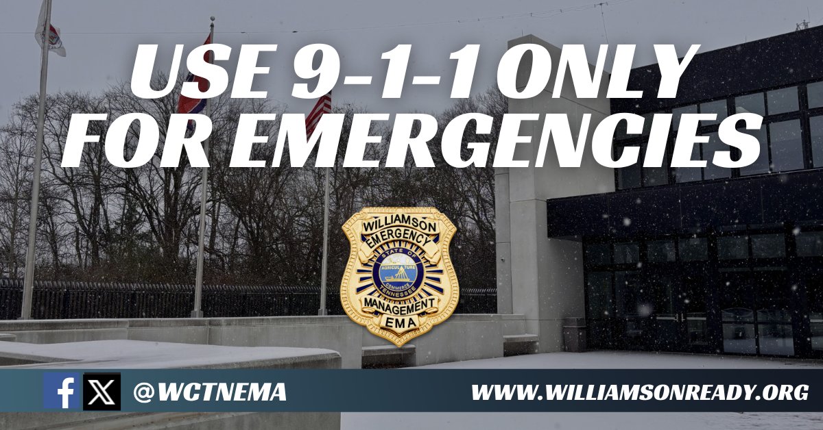 Williamson County Emergency Management Agency tweet media