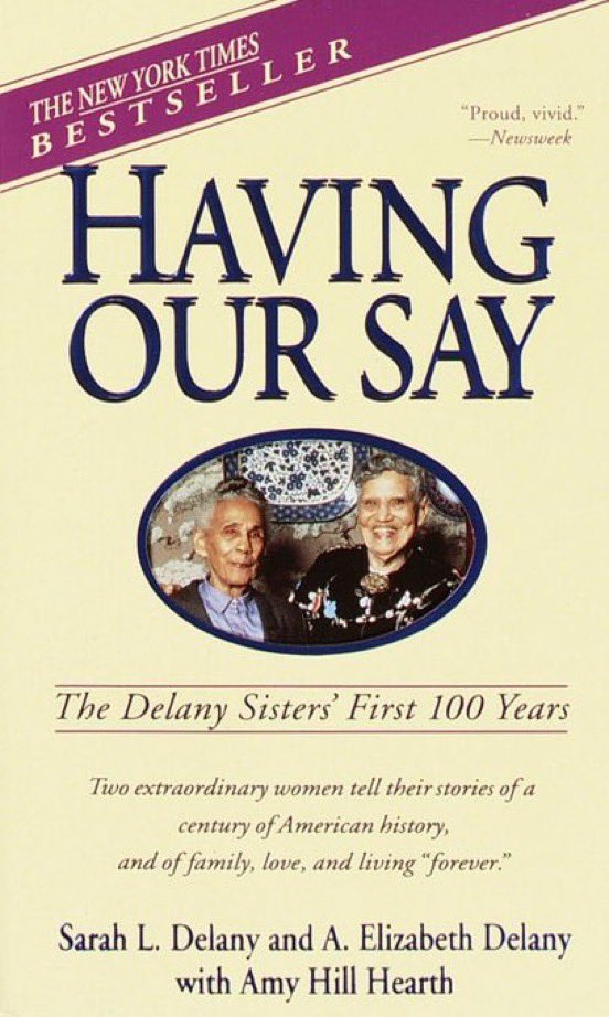 Jazzieeiswhoiam's tweet photo. #OTD Sarah Louise (Sadie) Delany joined the ancestors (Sept 19, 1889 - Jan 25, 1999). Educator, civil rights pioneer. Sadie and her younger sister Elizabeth (Bessie) Delany, were the subjects of the oral history, ‘Having our Say’, by journalist Amy Hill Hearth. She taught home economics in the NYC public school system and was the aunt of science fiction writer Samuel R. Delany Jr.
#History 
https://t.co/Rd7HVV5hyW