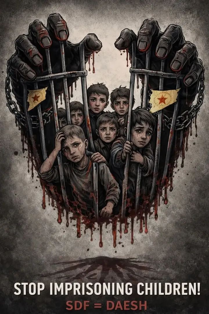GhazalHamwi's tweet photo. @AJArabic The Syrian Democratic Forces (SDF) have been accused of detaining minors aged between 6 and 15. On Tuesday, 126 children were released following an intervention by the Syrian Arab Army after being held by SDF forces. 
#سوريا #أطفال_سوريا #syria #viral #explore https://t.co/0U0ncnpyum