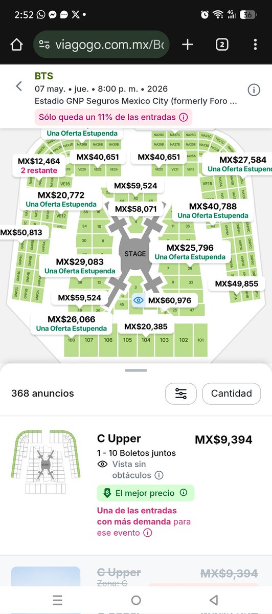 Lauraes75's tweet photo. @Ticketmaster_Me Gracias por dar prioridad a tus revendedores y dejarnos fuera 🖕 https://t.co/XfkTPo6p5O
