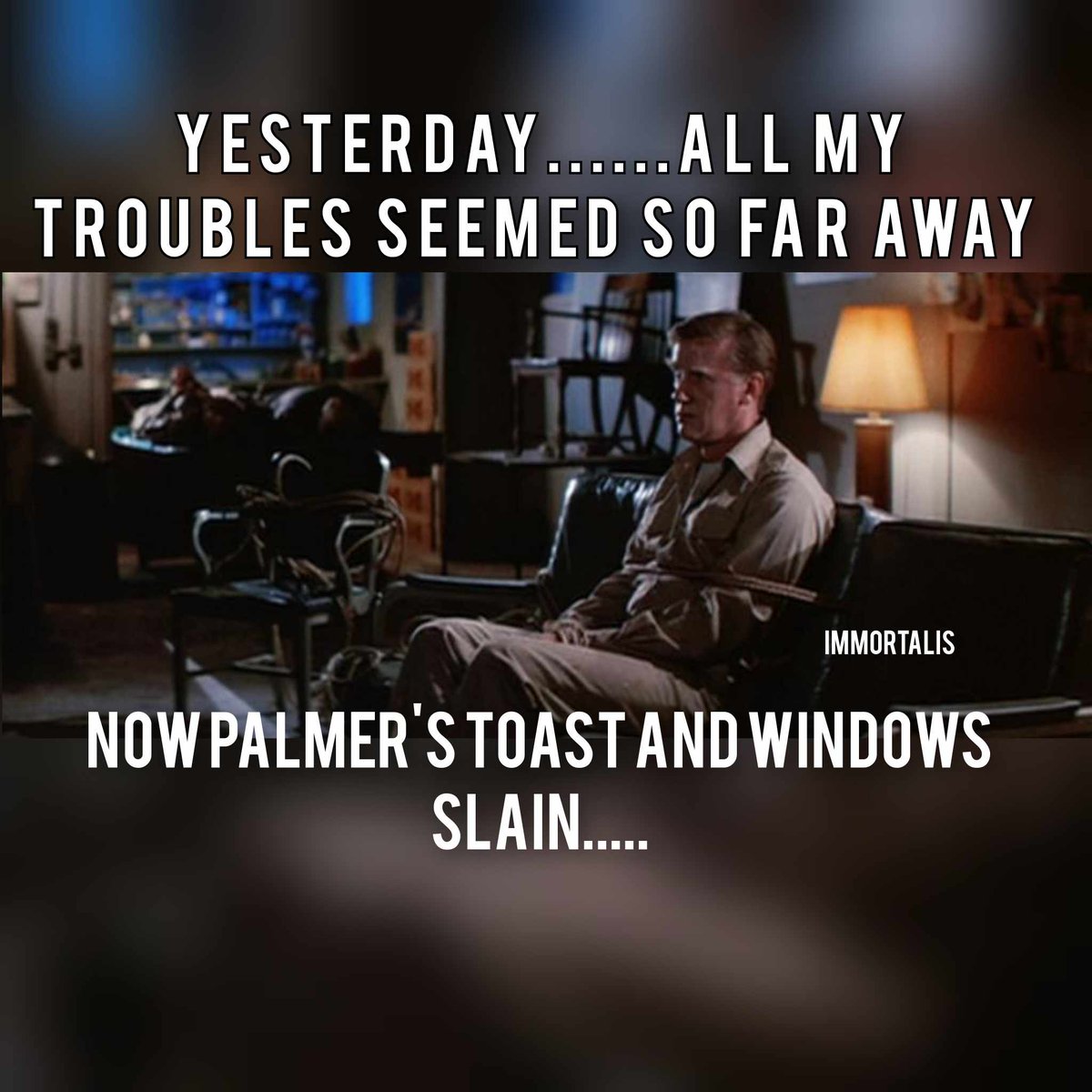 Garry looks terrified