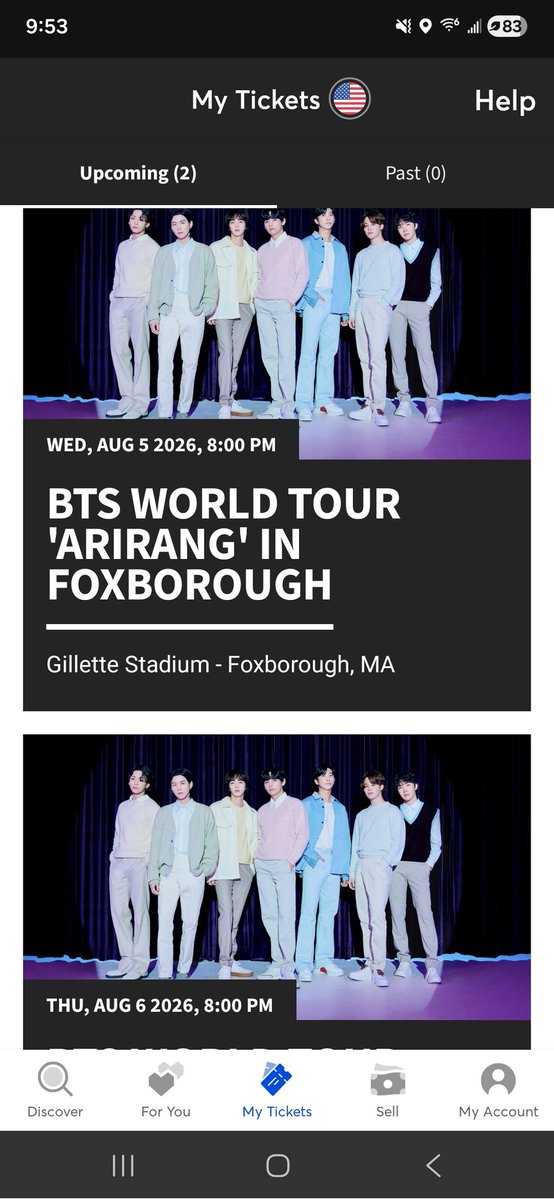 MoonShineluv's tweet photo. @GilletteStadium I was there for the Coldplay jumbotron, and I will be there for @BTS_twt. First Kpop act to perform at Gillette stadium! I can't wait! https://t.co/h3eDwXBvfB