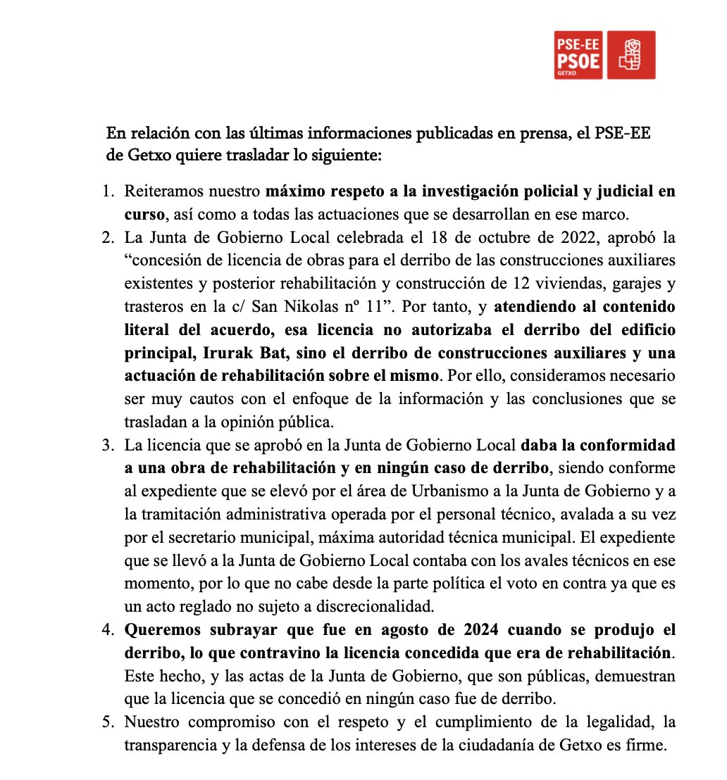Socialistas de Getxo tweet media