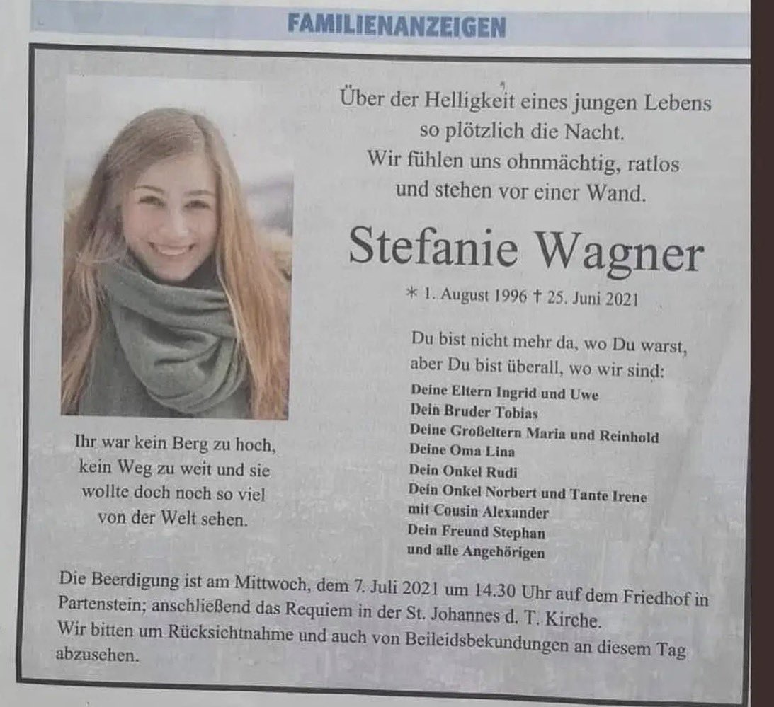 Stefanie Wagner wurde 2021 an einem Freitagnachmittag in der Innenstadt von Würzburg ermordet. Täter: der 24-jährige Somalier Abdirahman J., abgelehnter Asylbewerber. 3 Frauen starben. Das meint <a href="/kueksElm/">Michael Kyrath</a>. Gleiches Täterprofil, gleiches Tatwerkzeug, gleicher Status.