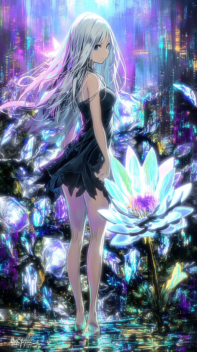 azisai3131's tweet photo. #今日か昨日か明日の花子
#気まぐれに咲く
#OutOfTimeHanako
#MoodyAesthetic
#DigitalFolklore
#AIart https://t.co/m5LHBWHYZ6