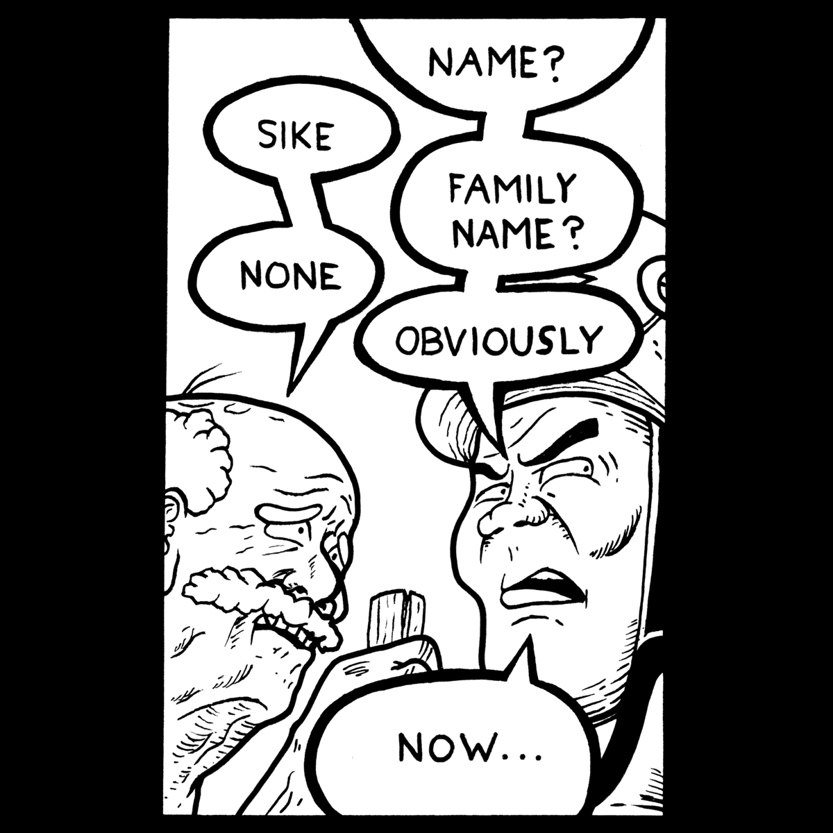 STATEofitALL's tweet image. Family Name

#comic #interrogation