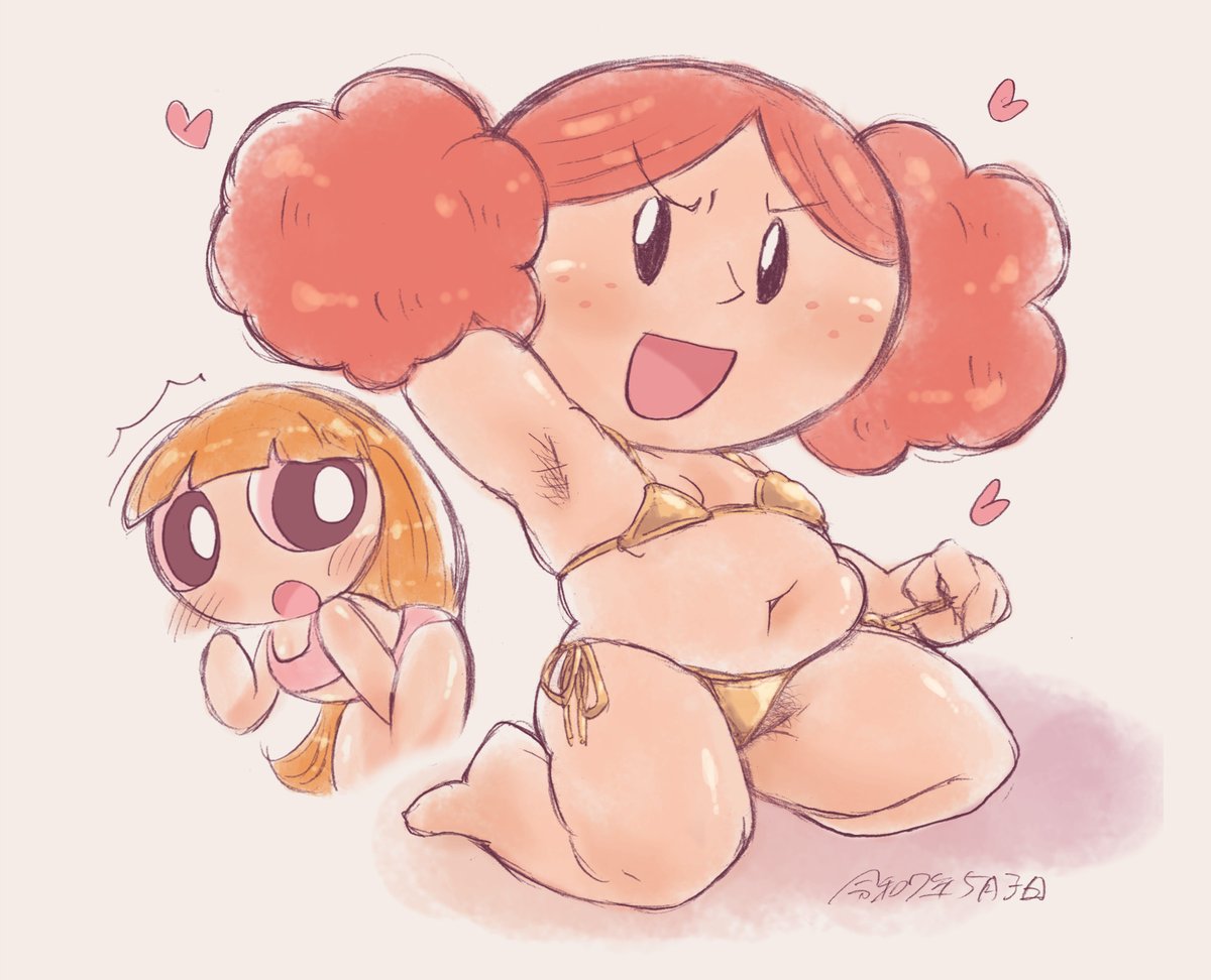 🏷くそ寒いので水着を貼る、春⛱
かわいく大胆になっちゃうところや おけけはみだしちゃうとことか、とてもグッとくる水着…良い…✨ 