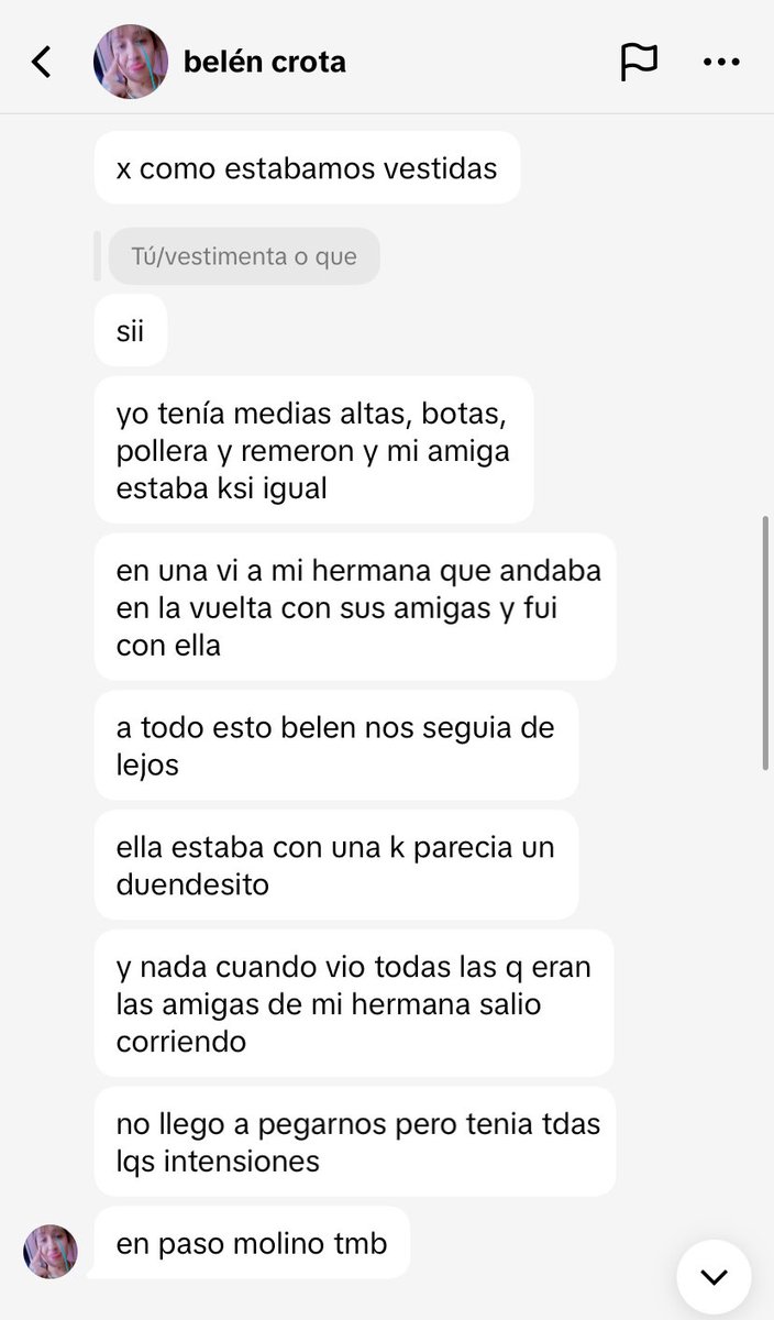posteodemierda's tweet photo. cabe recalcar que no es la primera vez que ella acosó gente por como se vestían, a parte de que es una persona bastante quilombera https://t.co/ieCUqeDmgT
