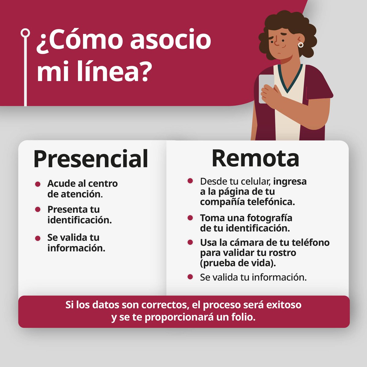 CRTGobMX's tweet image. ¿Quieres realizar el  #registro de tu línea telefónica móvil? 🤩

Aquí te decimos cómo 😉