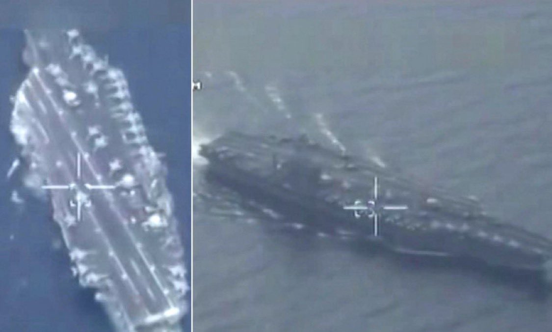 Medios del CGRI de Irán 🇮🇷 : “Emitimos fuertes advertencias contra la aproximación del grupo de combate del portaaviones estadounidense USS Abraham Lincoln, confirmando nuestra capacidad de hundirlo utilizando varios misiles hipersónicos avanzados en caso de provocación”.