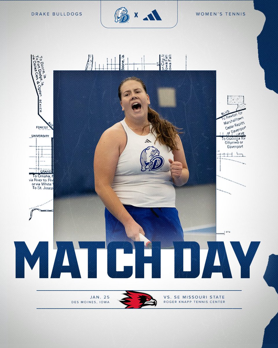 DrakeWTEN's tweet image. 𝑩𝒂𝒄𝒌 𝑨𝒕 𝑰𝒕

🆚 @SEMOTennis 
⏰ 12 pm
🏟️ Roger Knapp Tennis Center
📍 Lincoln, Neb.
📊 bit.ly/4bS65Kr
📺 bit.ly/4pTQdub

#DSMHometownTeam