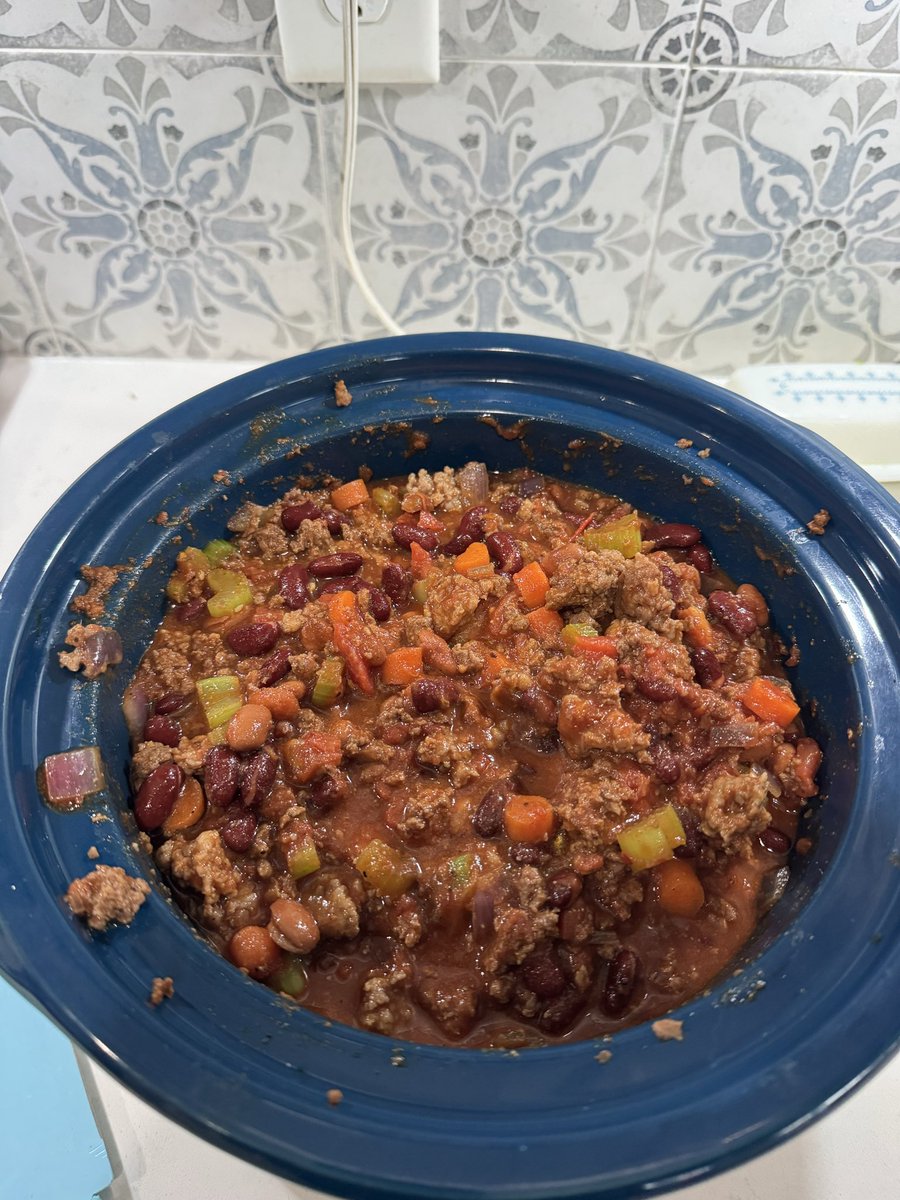 Venison chili is perfect when you are snowed in!!