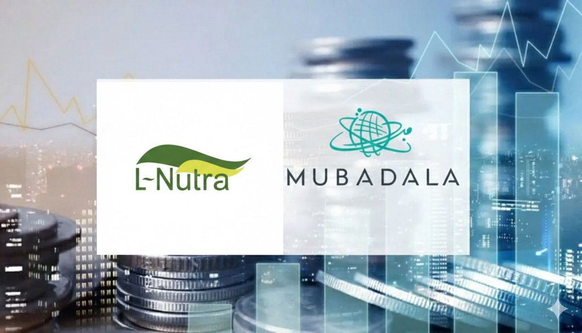 استثمار إماراتي🇦🇪 – أمريكي🇺🇸، بعدما استثمرت شركة "مبادلة" الإماراتية في شركة (L-Nutra) الأمريكية المتخصصة في تقنيات التغذية الصحية، بقيمة  36.5 مليون دولار ضمن جولة تمويل بقيمة 83.5 مليون دولار.
الاستثمار يدعم التوسع العالمي للشركة، مع تأسيس مشروع مشترك ومركز تصنيع في أبوظبي