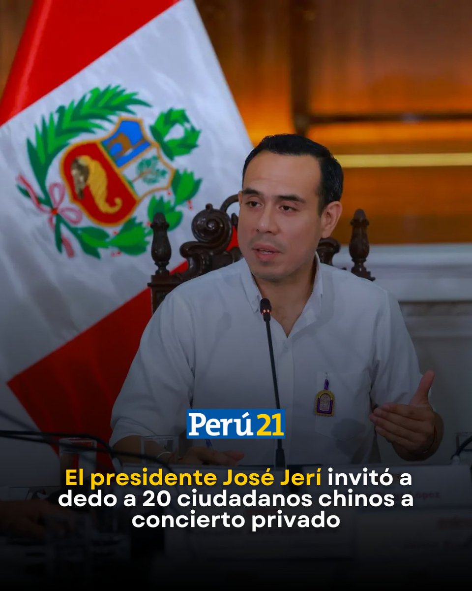 peru21noticias's tweet image. 🚨 El presidente José Jerí invitó a dedo a 20 ciudadanos chinos a concierto privado en el Teatro Nacional

➡ La lista de asistentes exclusivos para la gala sinfónica de fin de año revela el vínculo del mandatario con más ciudadanos chinos y con proveedores del Estado. Zhihua…