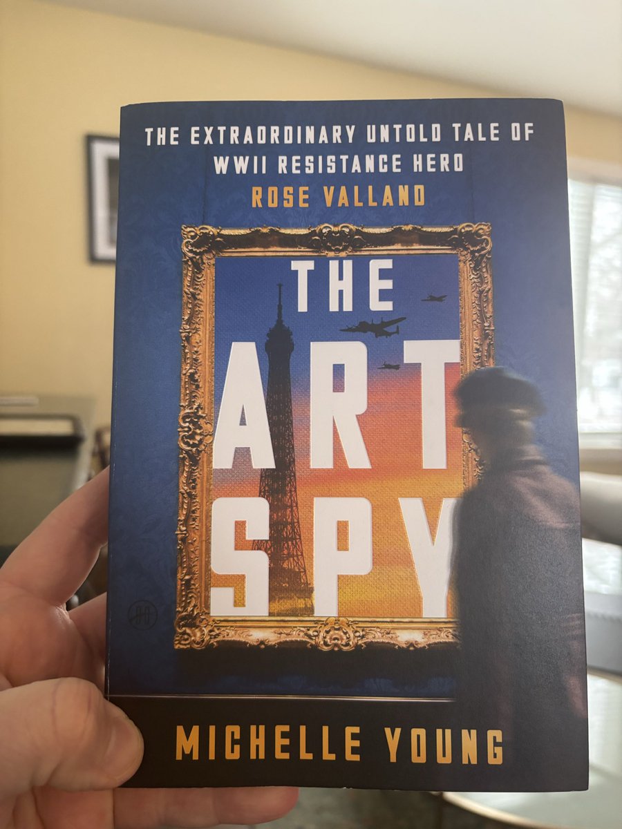 Latest book of 2026 #TheArtSpy by Michelle Young, I had read about the looting of historical art during WW2 but the story of Rose Valland and her efforts throughout the war were unknown to me, a great read #books #reading #BooksWorthReading