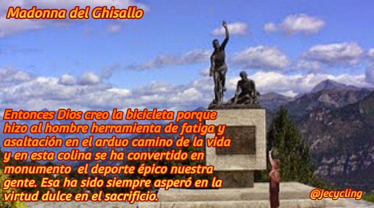 Madonna del Ghisallo, patrona de los ciclistas.

ciclismohistoria.blogspot.com/2014/06/madonn…

#Ciclismo #Cyclisme #Cycling