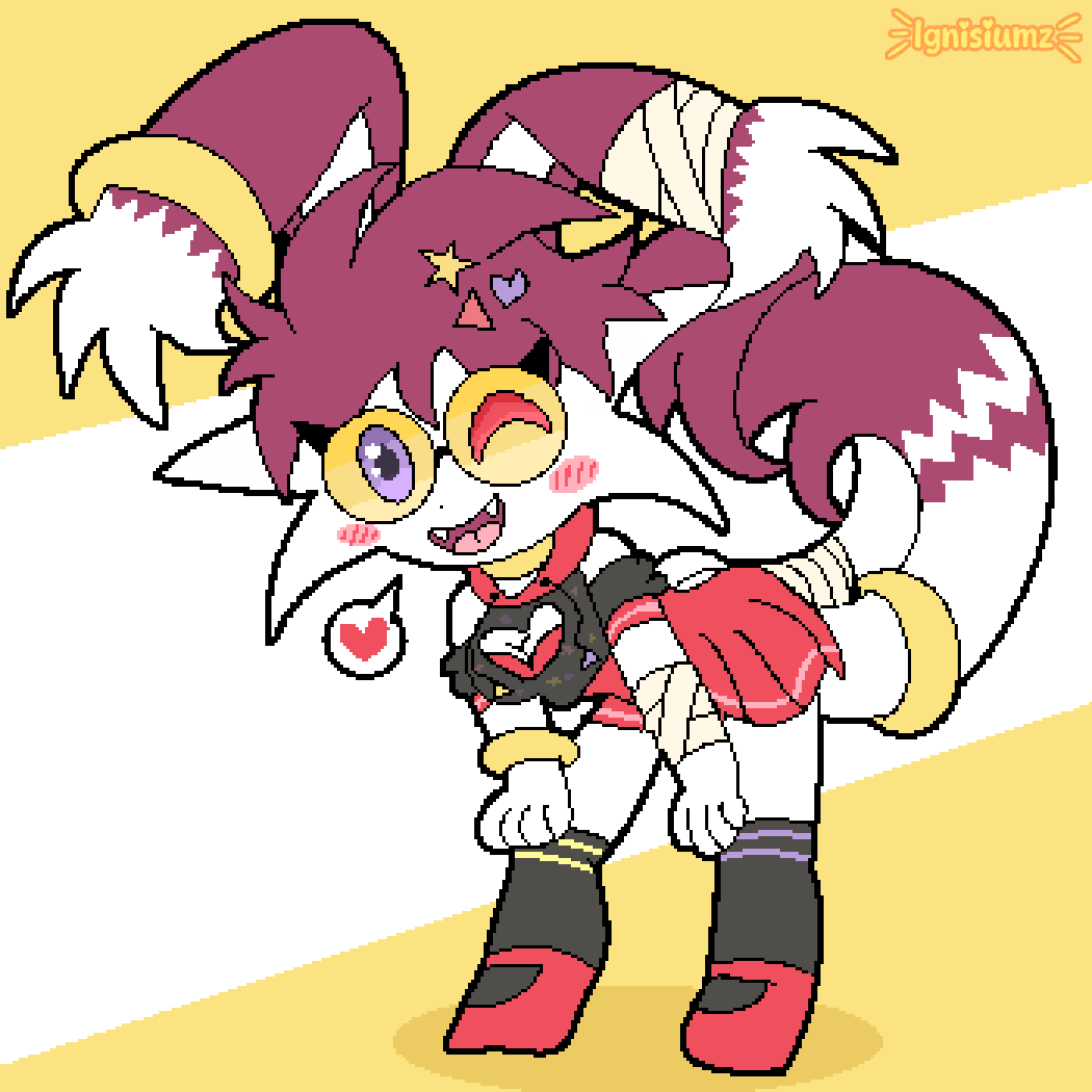 Fair's in-game art for my upcoming fully playable fighter in the Rivals of Aether Workshop mod! 💛