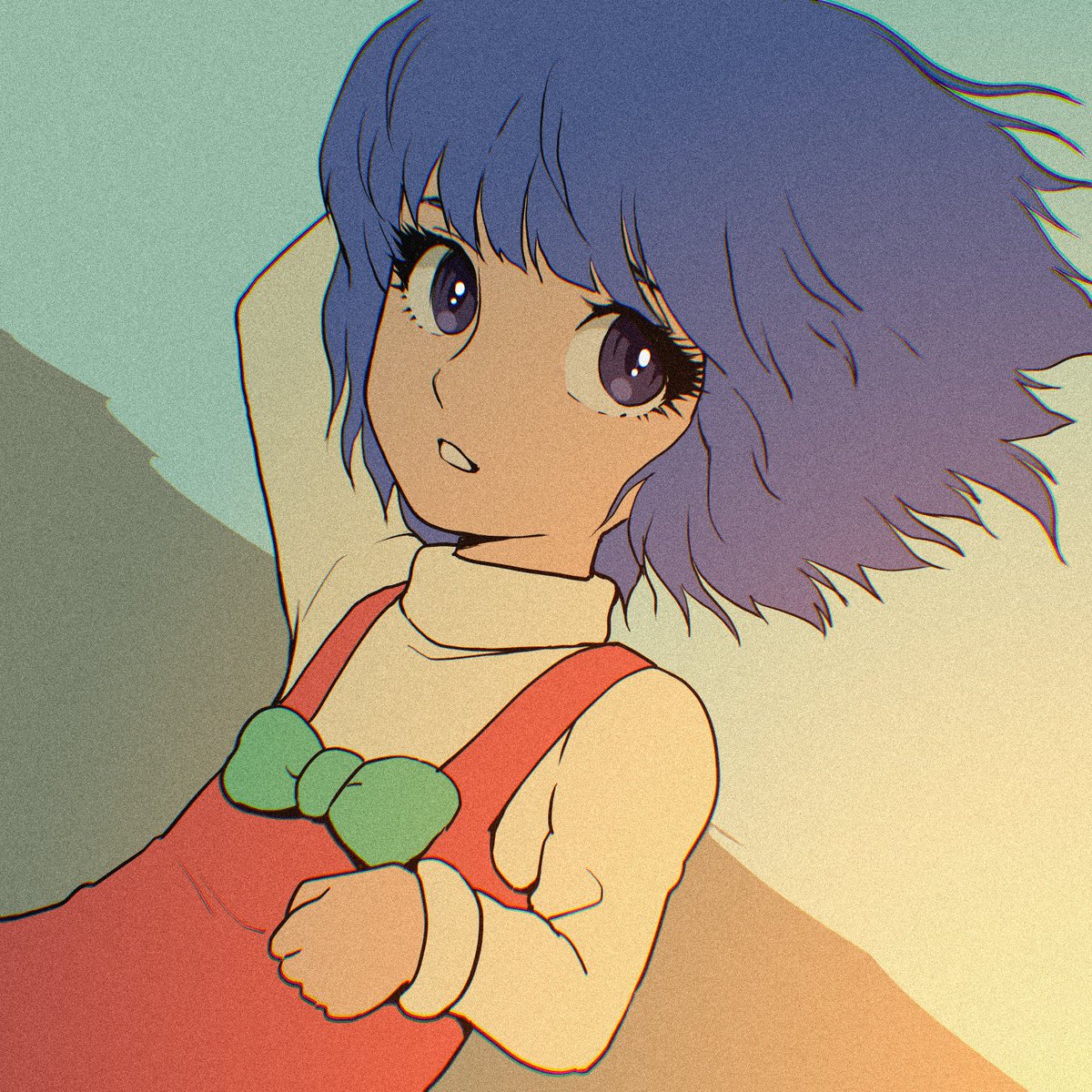 #懐かしアニメ
キャプテンハーロックより大山まゆちゃんです。トチローの娘で原作含めほかのメディアには出てこないです。
零士ワールドでは珍しいロリっ子。そして松本零士タッチが奇跡のバランスを生みめっちゃ可愛い。一瞬だけど。可愛く絵は色数でも精密な線でもないバランスだといういい例。 