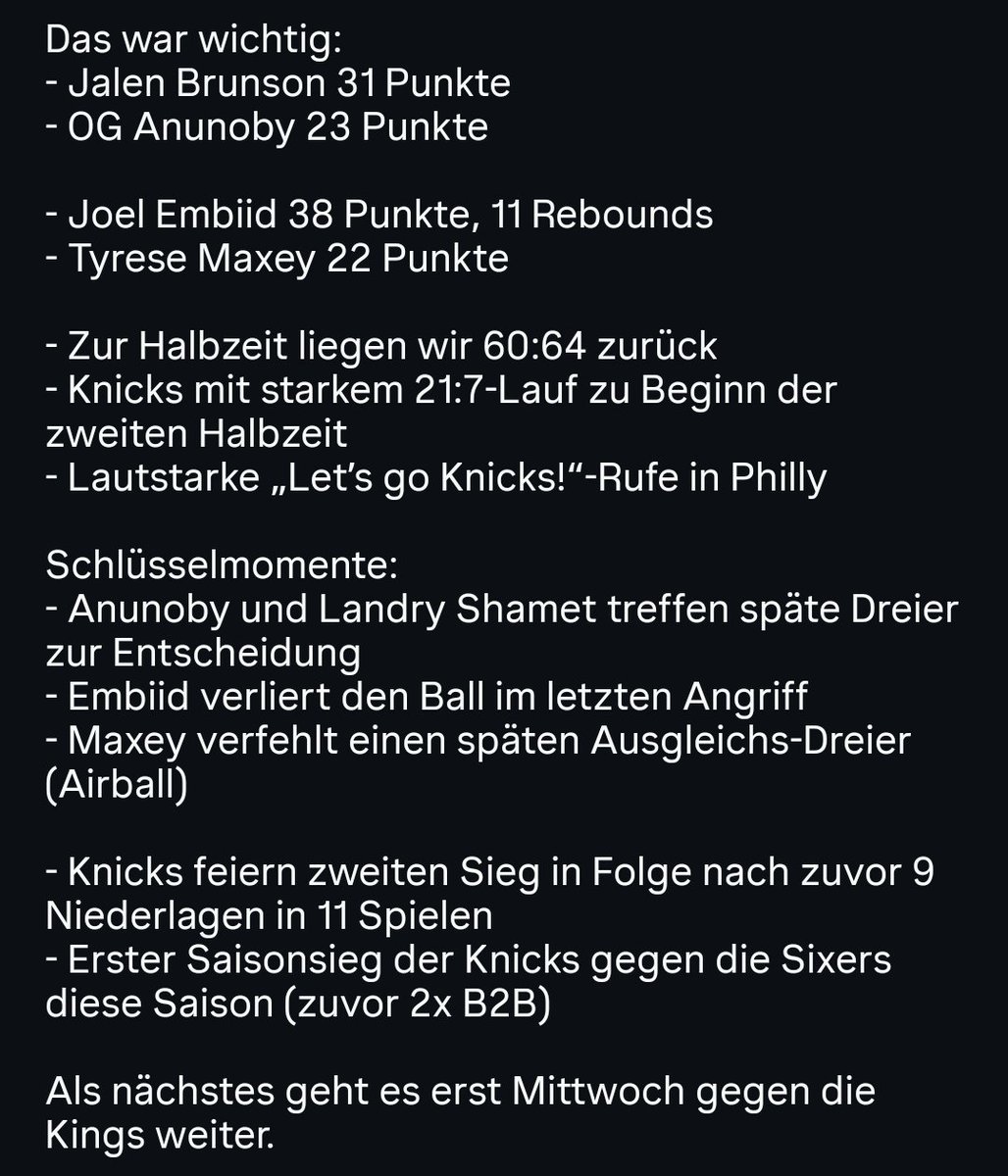 Knicks Nation Germany tweet media