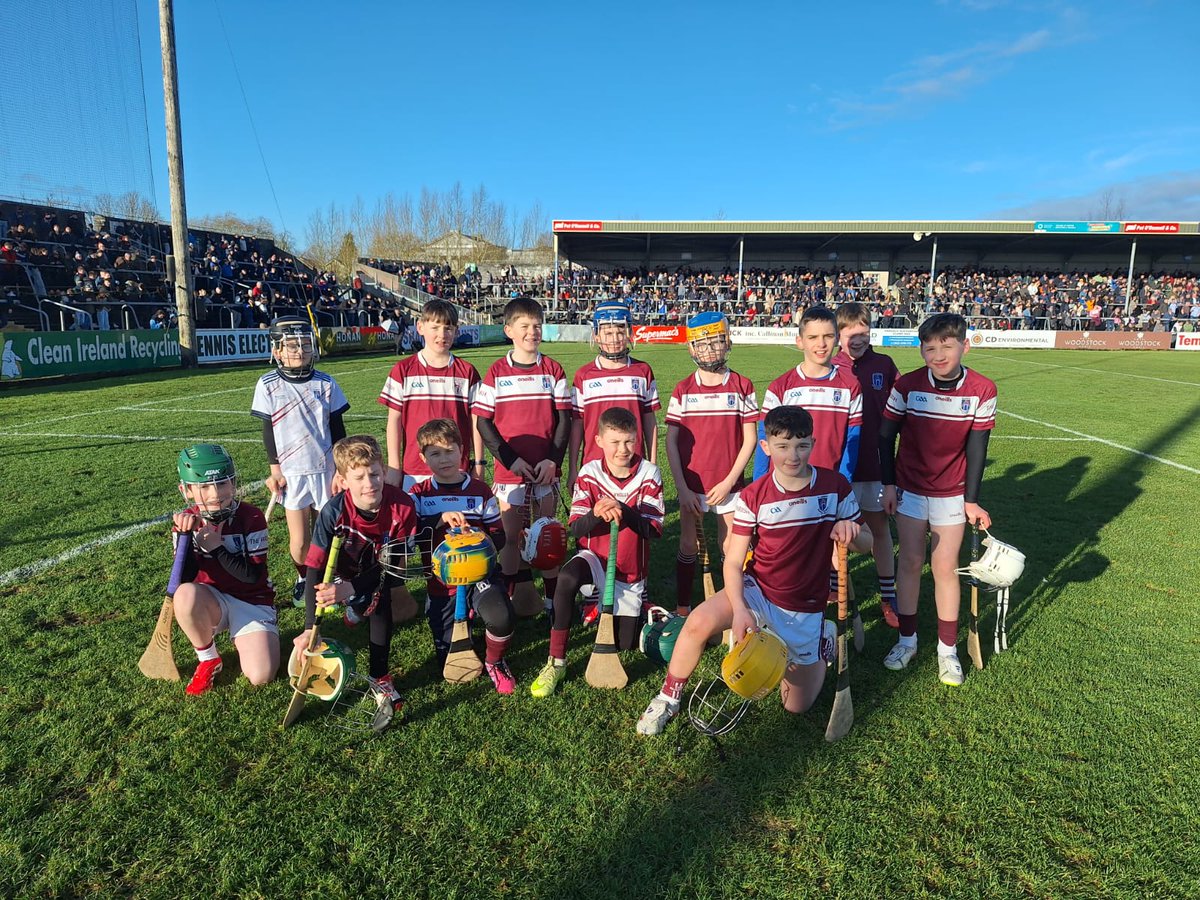 StJosephsDBGAA's tweet photo. Well done to our U11 hurlers today for entertaining the crowds at Cusack Park at half time. Ye did the jersey proud lads!
#GAA #ClareGAA #hurling #cusackpark @StJosephsDBGAA https://t.co/nc0emxF3tK