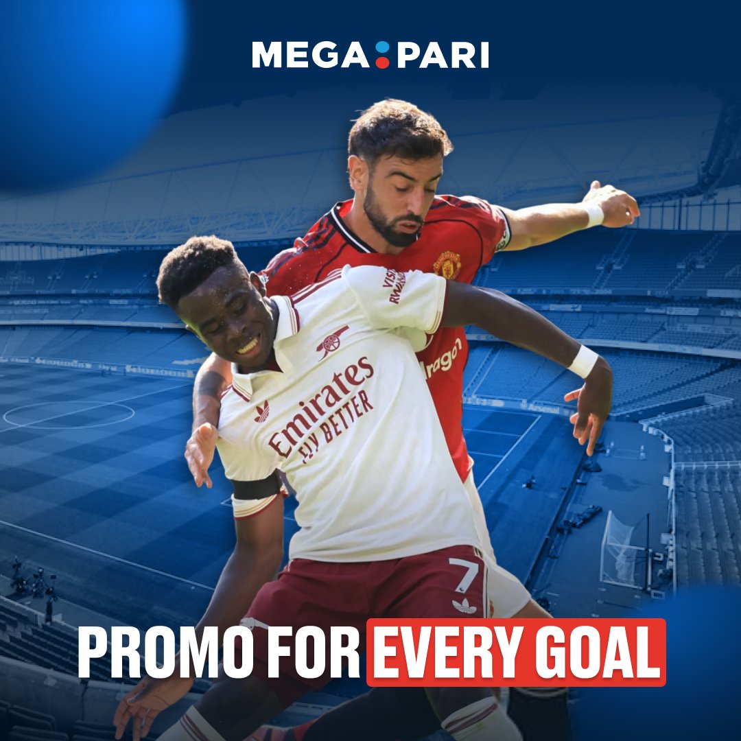 #ARSENAL 🆚 #MANUNITED

Let’s turn this clash up a notch 😜
➡️ A FREE BET for every goal scored
➡️ Hit 200 ❤️ and we’ll double the winners

Don't forget to follow us, like + retweet this post and drop your MEGAPARI ID to join the action 💰⚽️

#Megapari #EPL #PremierLeague