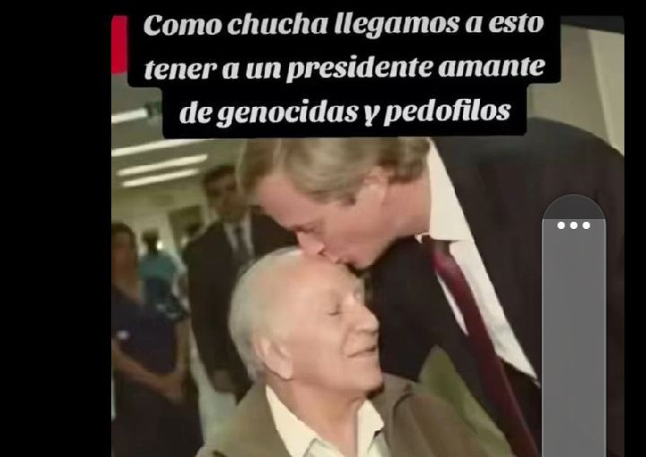 Kast besando al pedófilo y torturador nazi Paul Schaeffer..!!