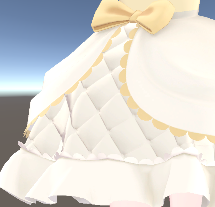 モデラーの皆に良いものをあげよう
キルティングっぽくなるノーマルマップのシームレス素材さ
作ってる衣装に使ってる副産物だけどもし良ければ商用非商用問わず自由に使っていいわよ♪♪♪
でも素材そのままに再配布したり転売とかはしないでくれよな