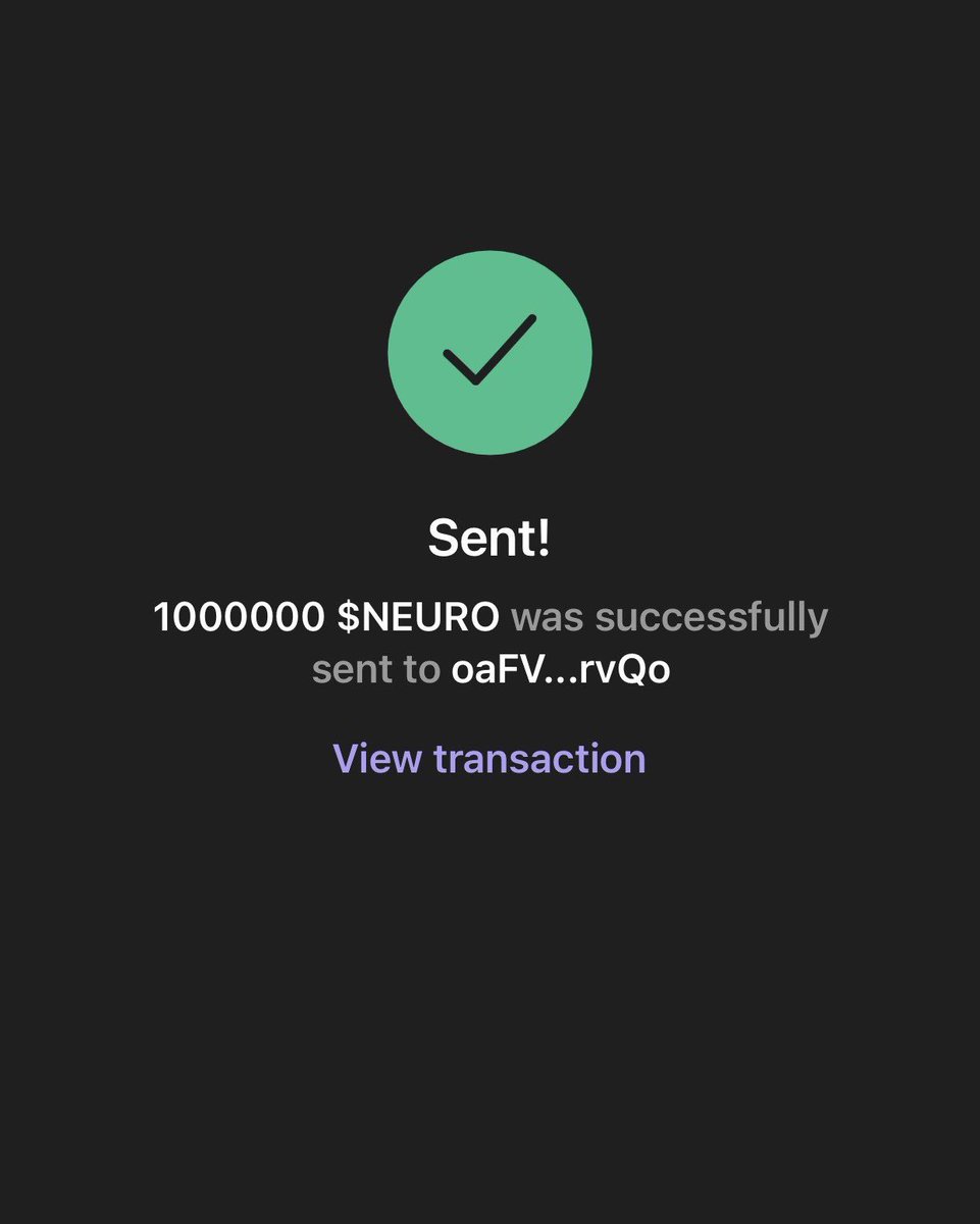 NEUROCOIN_X's tweet image. $NEURO Airdrop open for 12 Hours 🪂 

Drop your #Solana $SOL address below &amp;amp; RT 👇 

Every Wallet gets 1 Million $NEURO

Check Your wallet immediately⏰