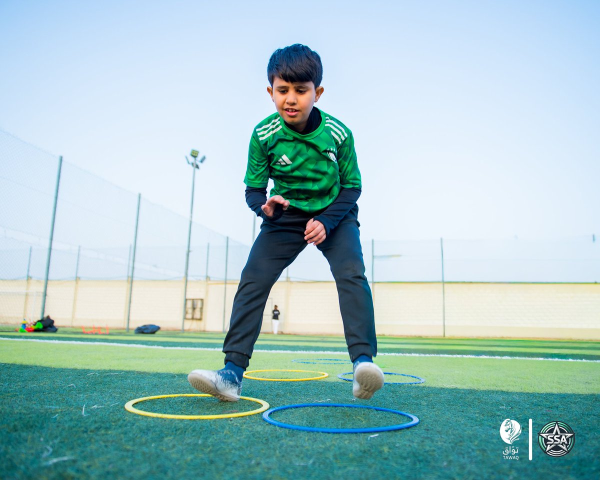 SAStarsAcademy's tweet photo. صور من تمارين فئة البراعم 😍💚📷 https://t.co/wyVaHtJhve