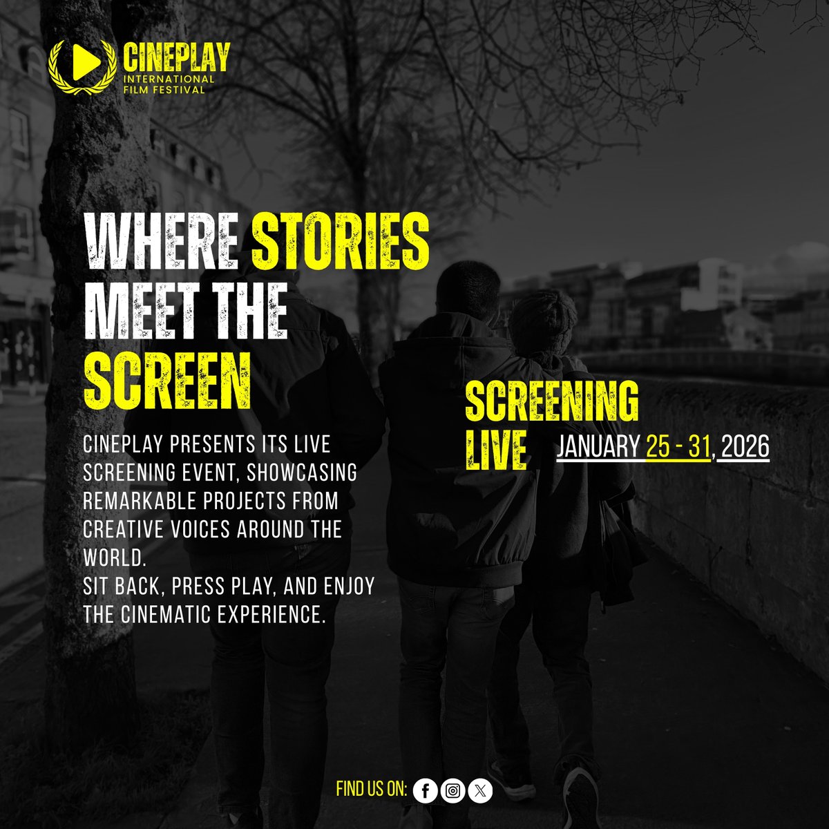 Cineplay IFF Screening is now LIVE on our website!

We’re truly grateful for the love and support you’ve shown our small indie film festival. Your encouragement keeps independent cinema alive. Thank you for standing with us.❤️