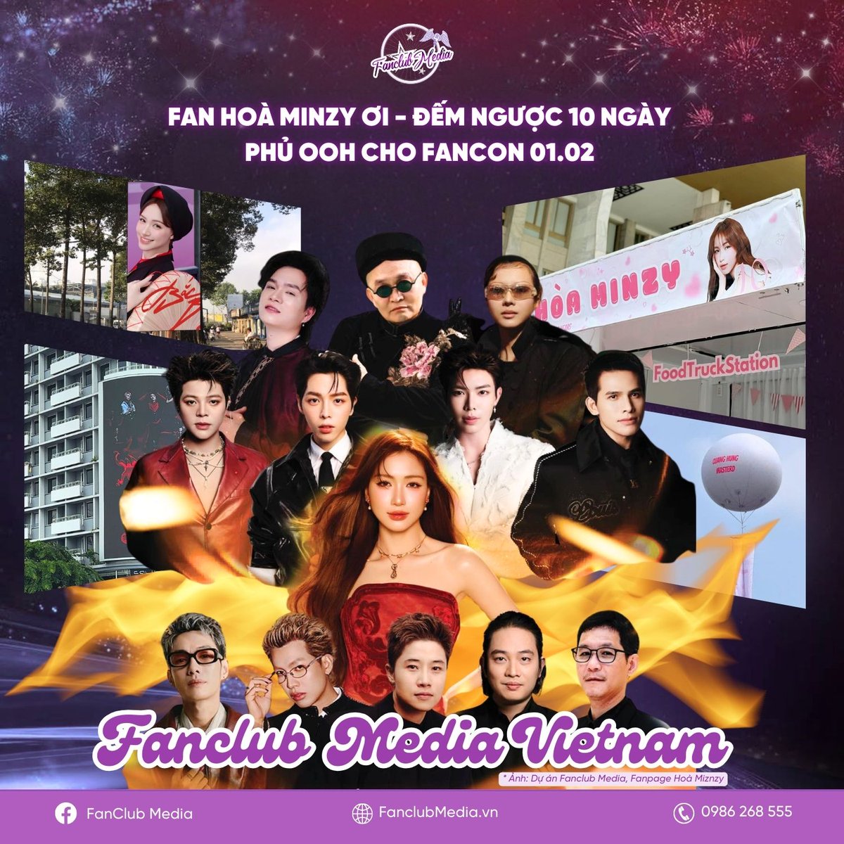 FanClubMediaVN's tweet image. 🔥FAN HOÀ MINZY ƠI - ĐẾM NGƯỢC 10 NGÀY PHỦ OOH CHO FANCON 01.02

#FanClubMediaVietnam #IdolAdvertising #quangcaothantuong #quangcaoIdol #tiepungthantuong
#HoaMinzy #FanCon #HoaMinzyConcert