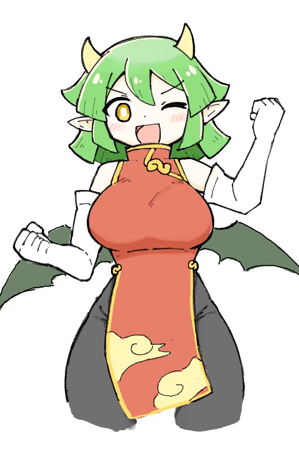 お絵描きチャットでドラコケンタウロスを描きました 