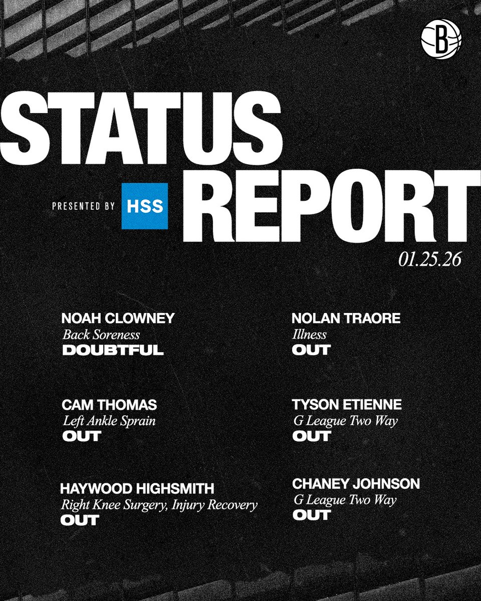 Sunday's status report