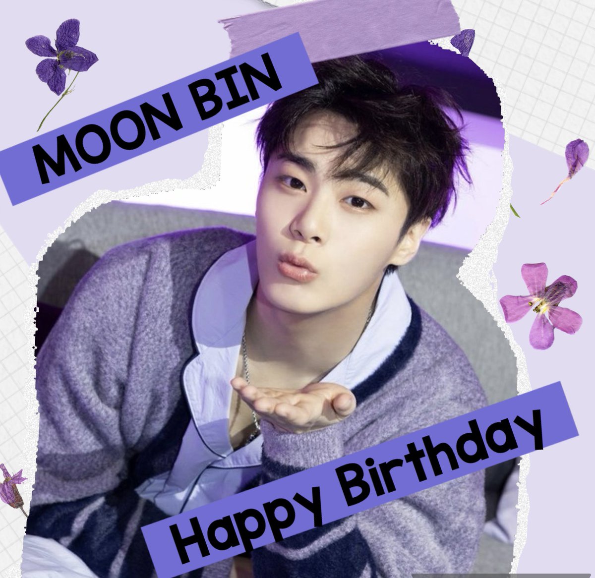 jon_mii's tweet photo. Happy Birthday Moon Bin🌙

#MOONBIN  #문빈_가수해줘서_고마워 #HAPPYMOONBINDAY https://t.co/KuixmSUy9s