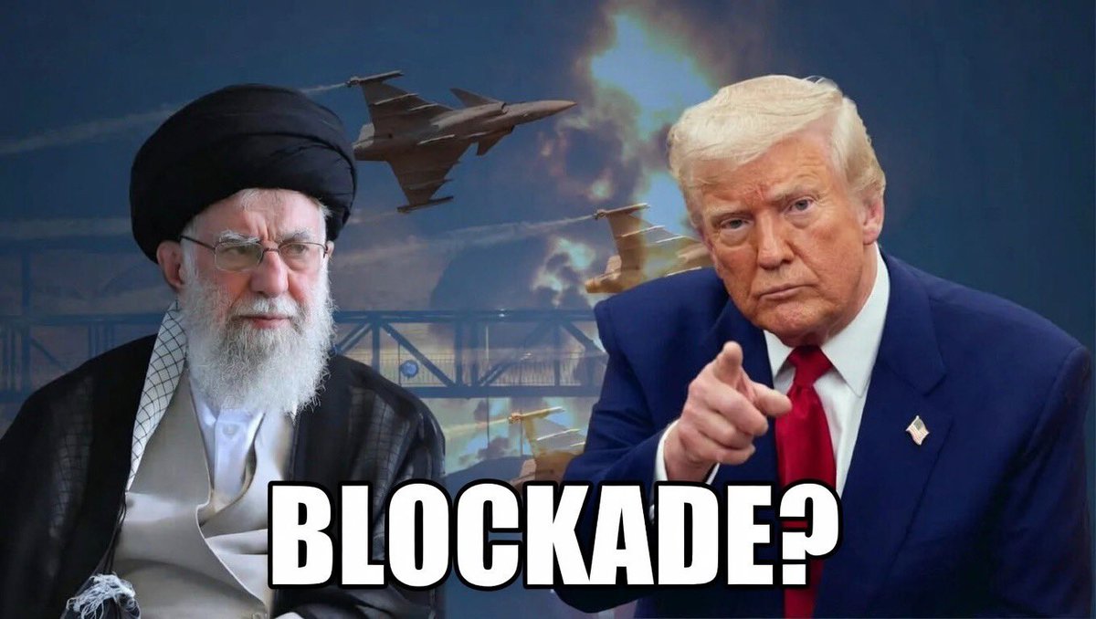 U.S. leaning toward blockade on Iran instead of direct strikes. Smart move  under Trump 2.0: choke their economy and oil without lighting up the whole  Middle East in a full kinetic war.