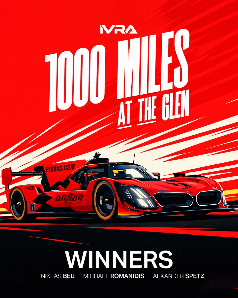 Pure domination, 3 out of 3 wins this season, looking very, very strong in the championship standings.

GG Alx, Michael &amp; Niklas 👏🔥